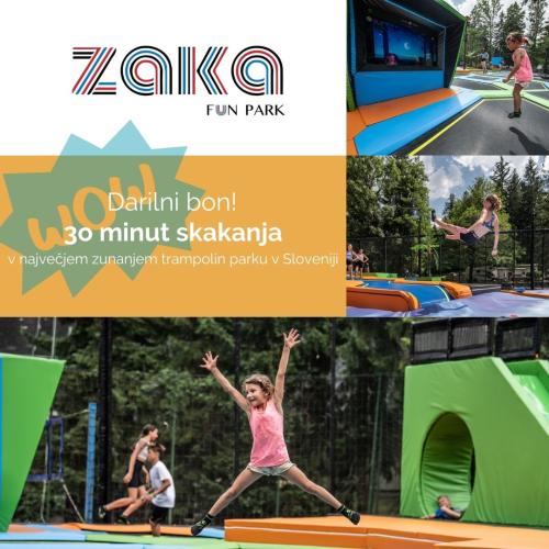 30 min skakanja v Fun park ZAKA